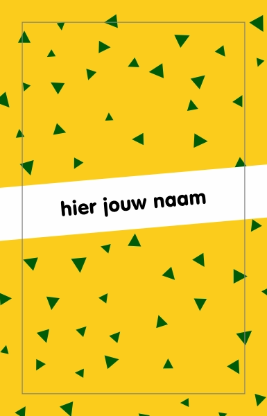 Handdoekje met eigen naam