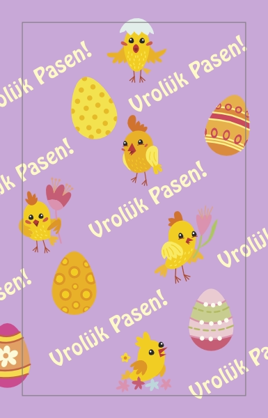 Handdoekje Vrolijk Pasen