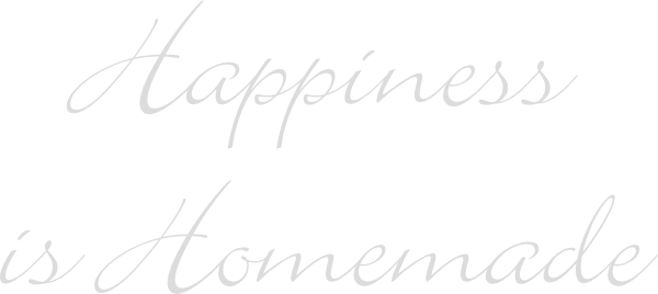 Happiness is Homemade muursticker