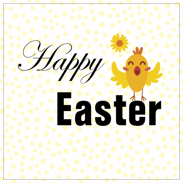 Happy Easter sticker