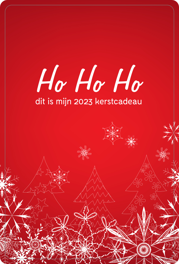 Ho Ho Ho Kerstcadeau Fleecedeken