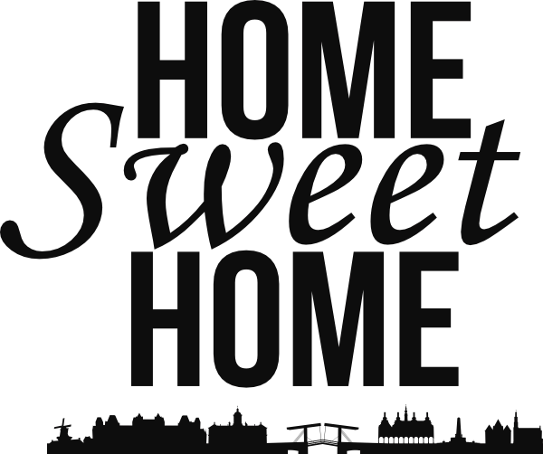 Home Sweet Home muursticker