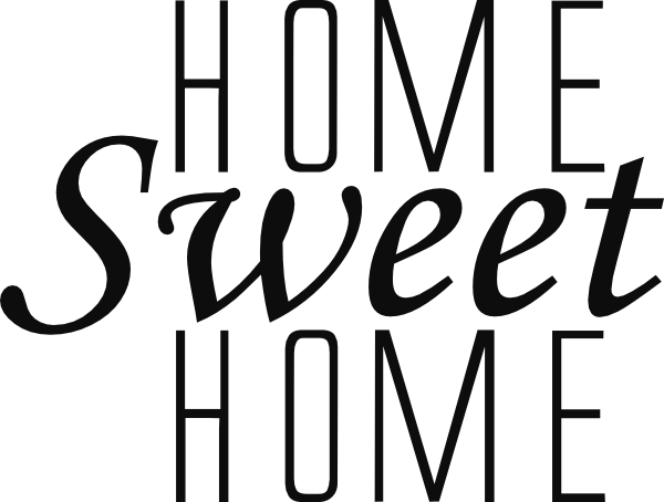 Home Sweet Home muursticker