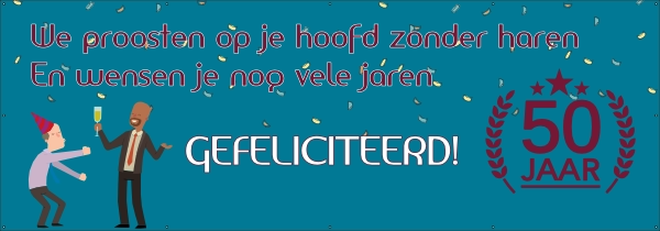 We proosten op je hoofd zonder haren