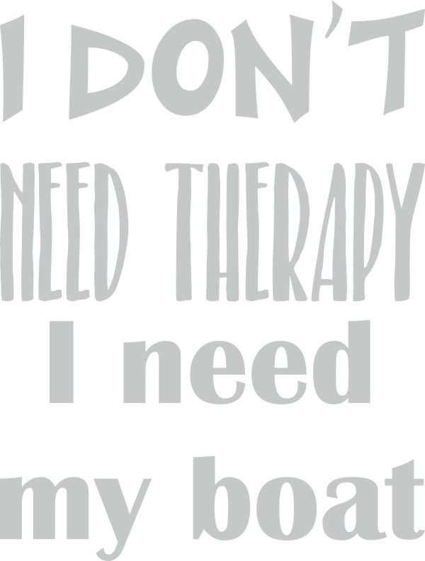 I dont need therapy sticker