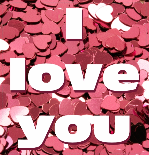 I Love You Sticker
