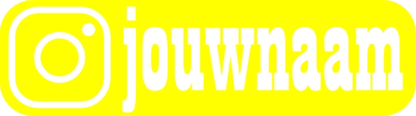 Instagram geel uitgespaard