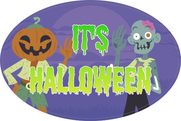 Its Halloween sticker
