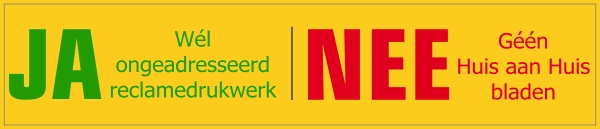 Ja-Nee sticker variatie