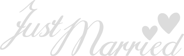 Just Married belettering