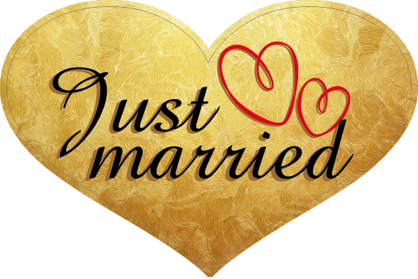 Just Married hart vorm