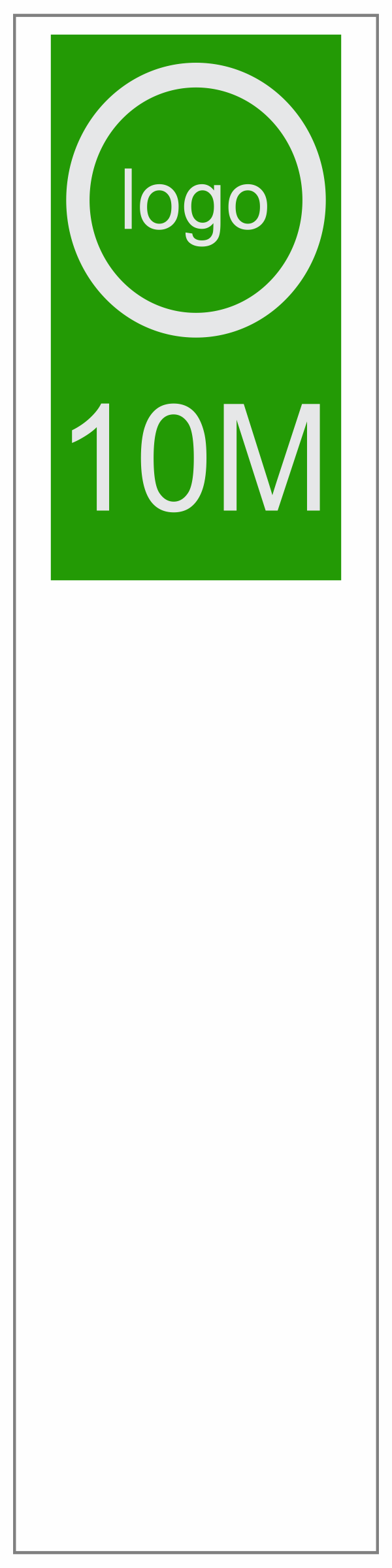 Kabelstickers 10 meter