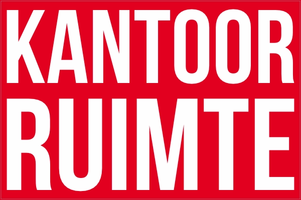 Kantoorruimte sticker