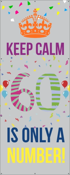 Keep calm 60 spandoek