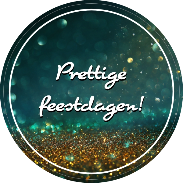 Kerstglitter sticker