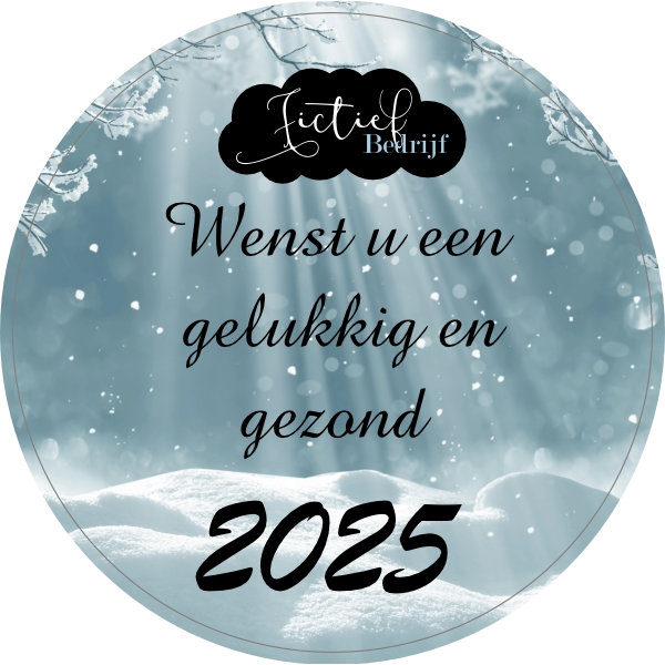 Gelukkig nieuwjaar sticker