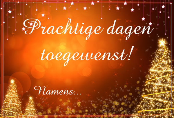 Kerst sticker metallic