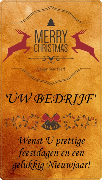 Kerst Wijnetiket
