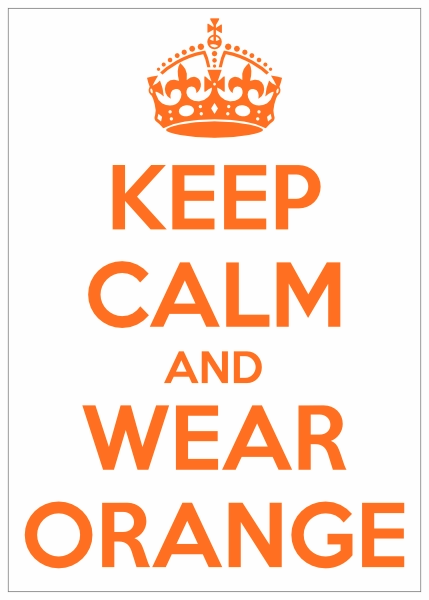 Koningsdag Oranje Sticker