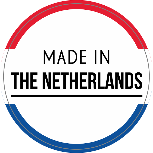 Ronde Made in The Netherlands sticker