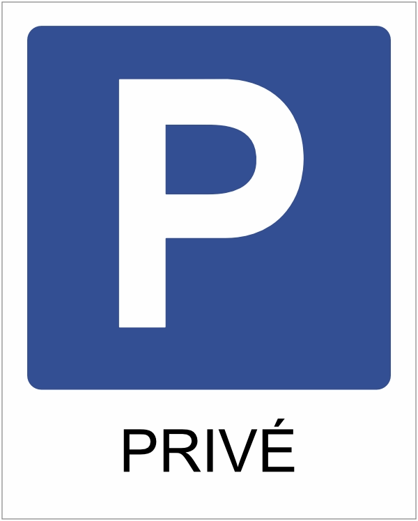 Parkeerbord Prive