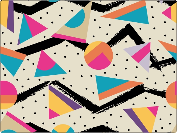 Mode 80's Laptop Sticker 15 inch