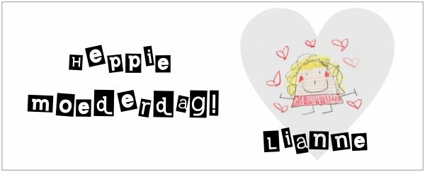 Moederdag Mok Kindertekening