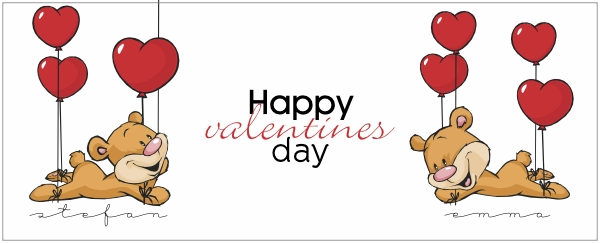 mok happy valentines day cute