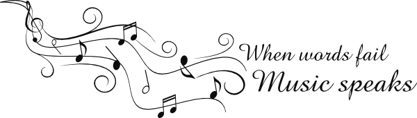 Muziek muursticker