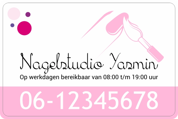 Nagelstudio sticker