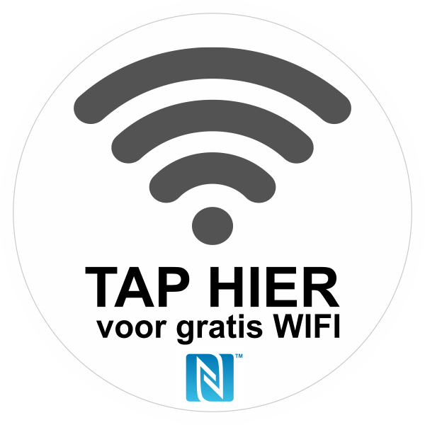NFC gratis WIFI sticker