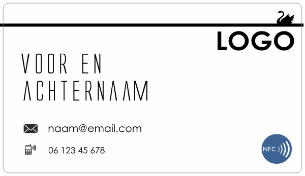 NFC Visitekaartje sticker