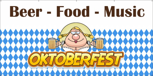 Oktoberfest Bier spandoek