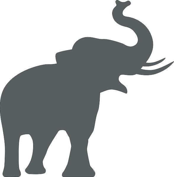 Olifant muursticker