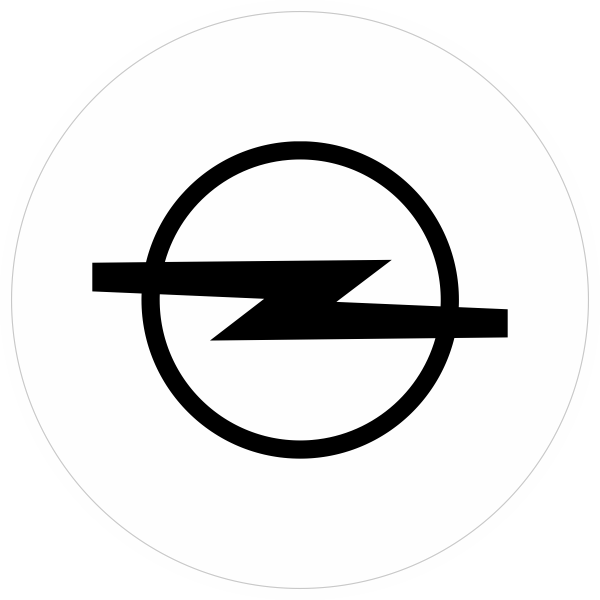 Opel logo naafdop