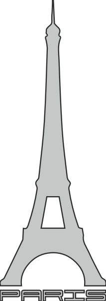 Parijs muursticker