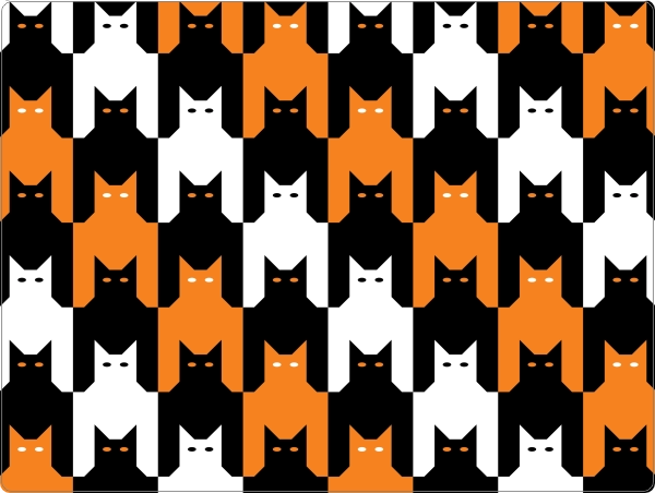 Cats laptop sticker 15 inch