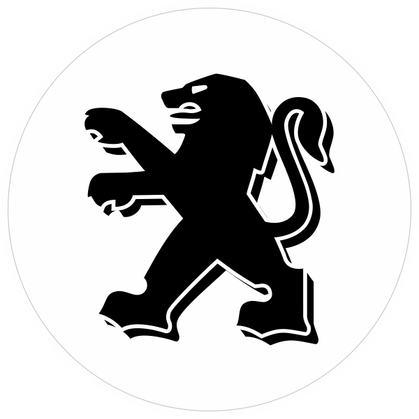 Peugeot logo naafdop