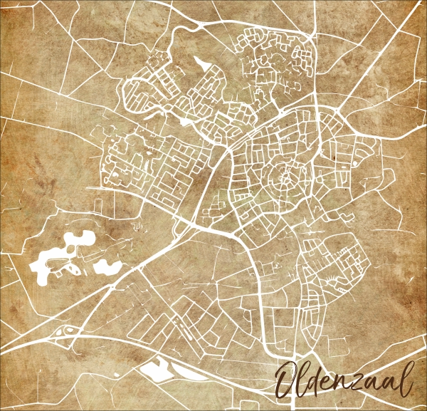 Plattegrond Oldenzaal spandoek