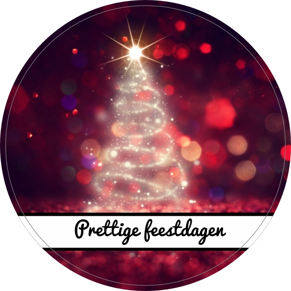 Prettige feestdagen sticker