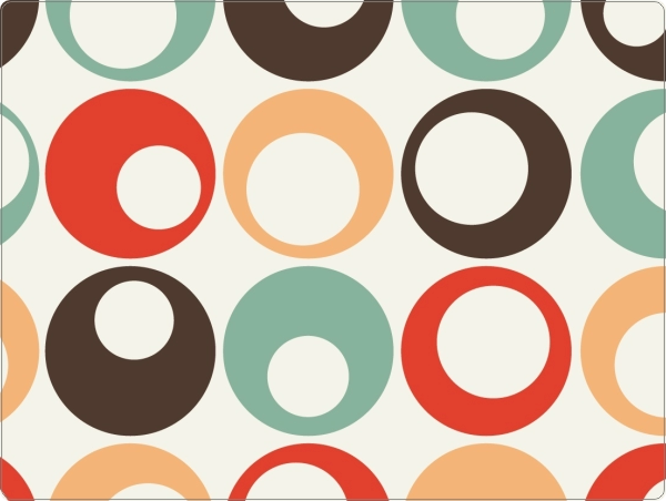 Retro Patroon Laptop Sticker 15 inch