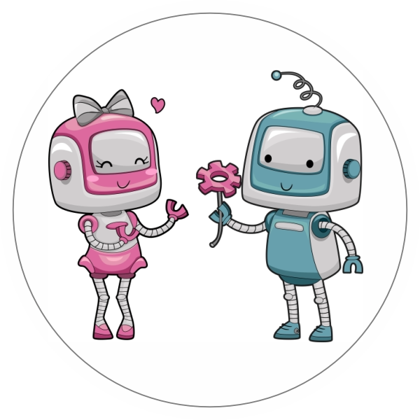 Robotlove Sticker