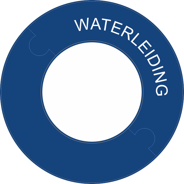 Rozet DN65 (138 x 78) Waterleiding