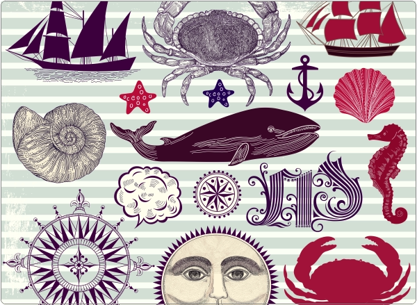 Sea Laptop Sticker 17 inch