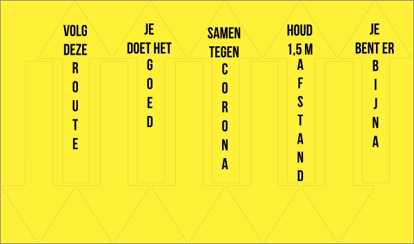 Pijl stickers