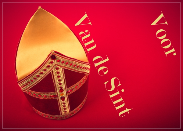 Sinterklaas cadeau sticker