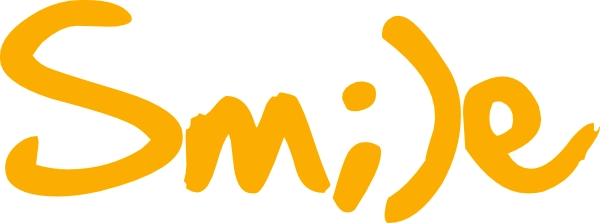 Smile muursticker