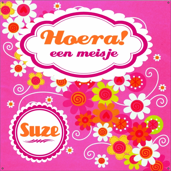 Spandoek geboorte meisje