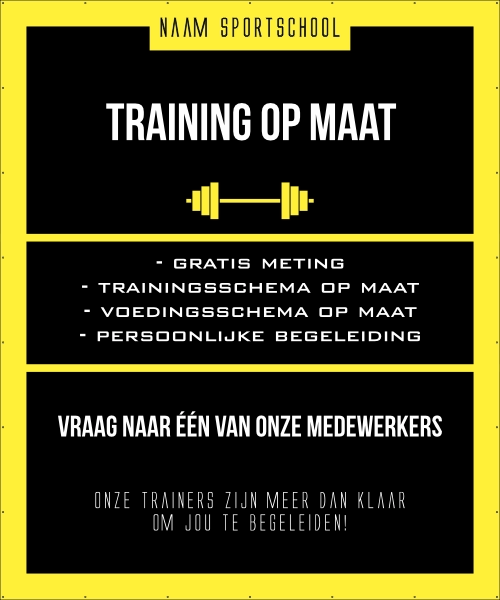 Spandoek sportschool