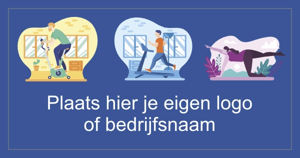 Sport handdoek eigen logo